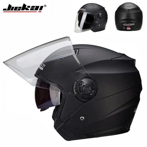 Motorcycle half helmet dual - half,