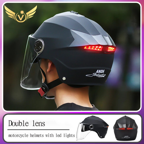 Motorcycle helmets with led - helmets,