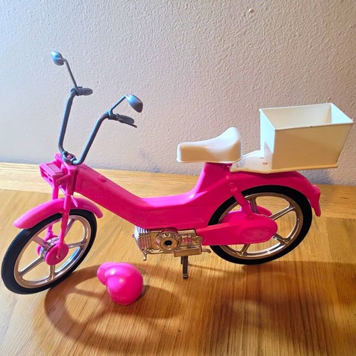 Vintage barbie moped with - vintage,
