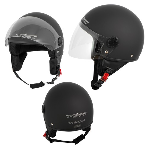 Open face jet helmet - face,