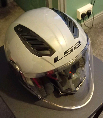 Motorcycle half helmet dual - helmet,