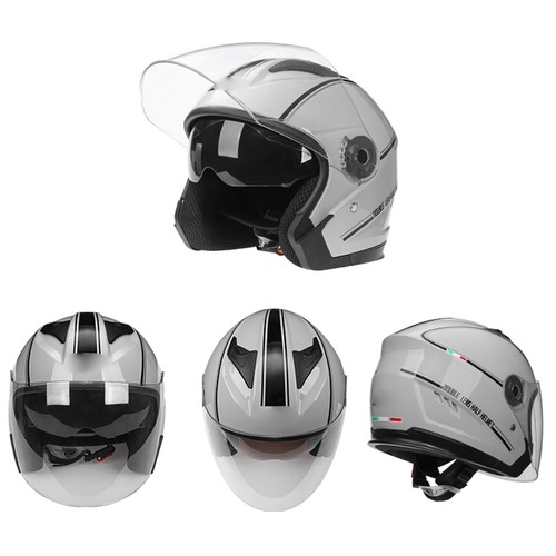 Dual open face motorcycle - dual,