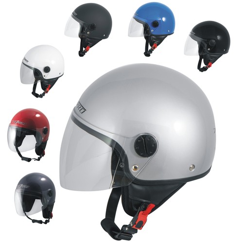 Open face jet helmet moped - helmet,